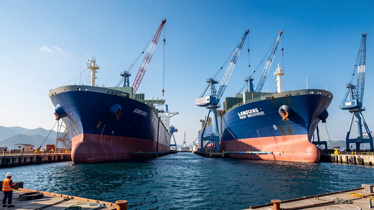 K Line Secures Two New‑Build LNG Carriers from Samsung Heavy, Valued at $494 Million