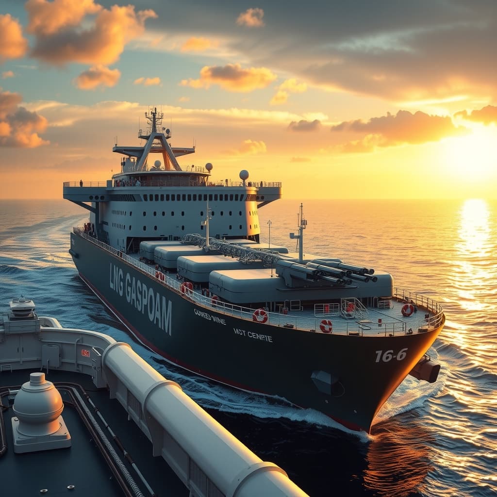 Russia Arms LNG Carrier