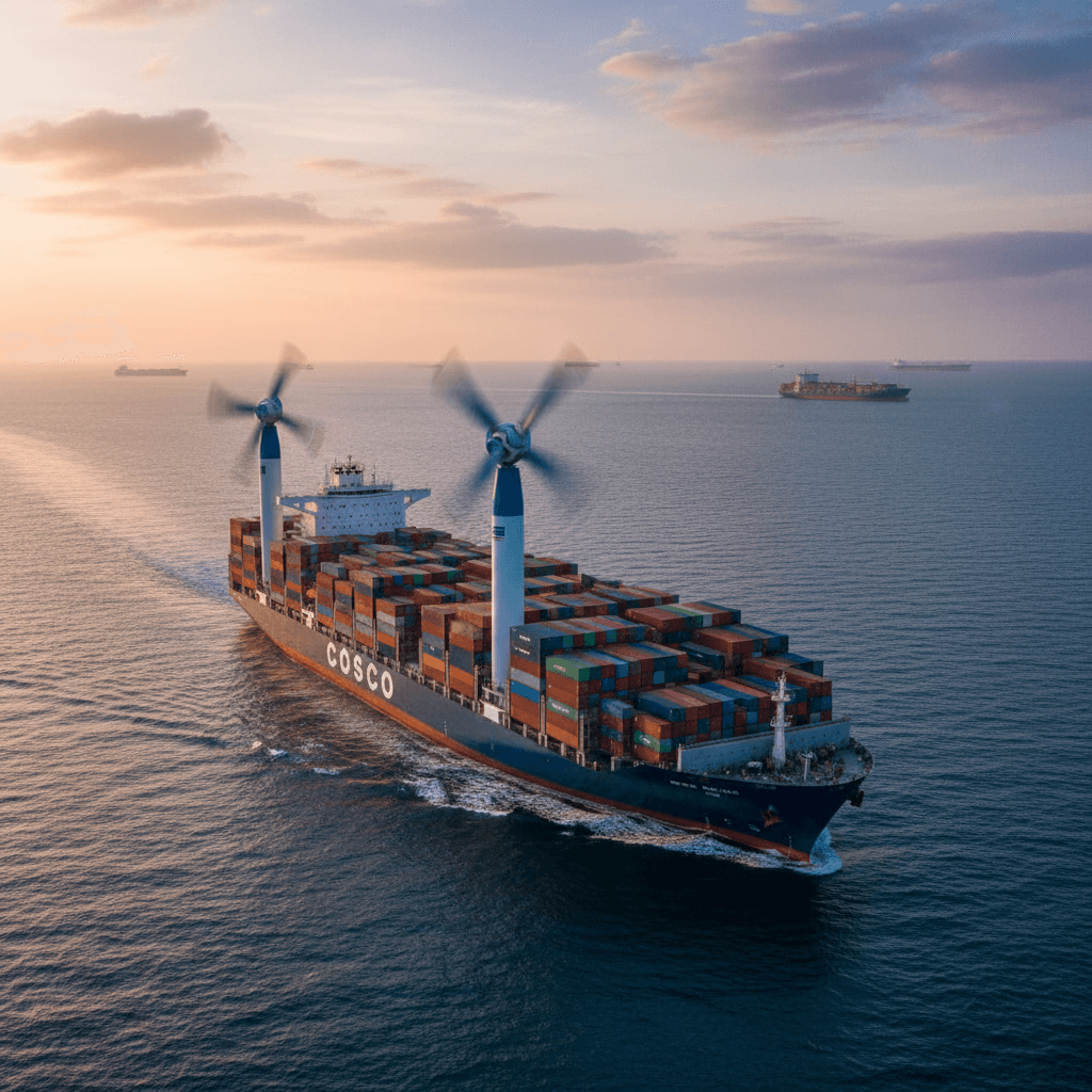 Norsepower and COSCO Partner to Scale Rotor Sail Production Globally