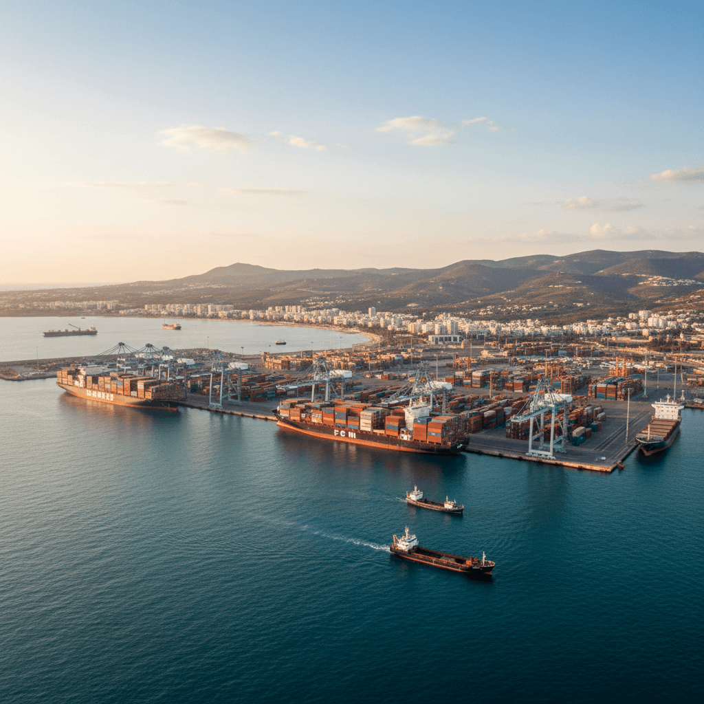 Sea freight import to Cyprus