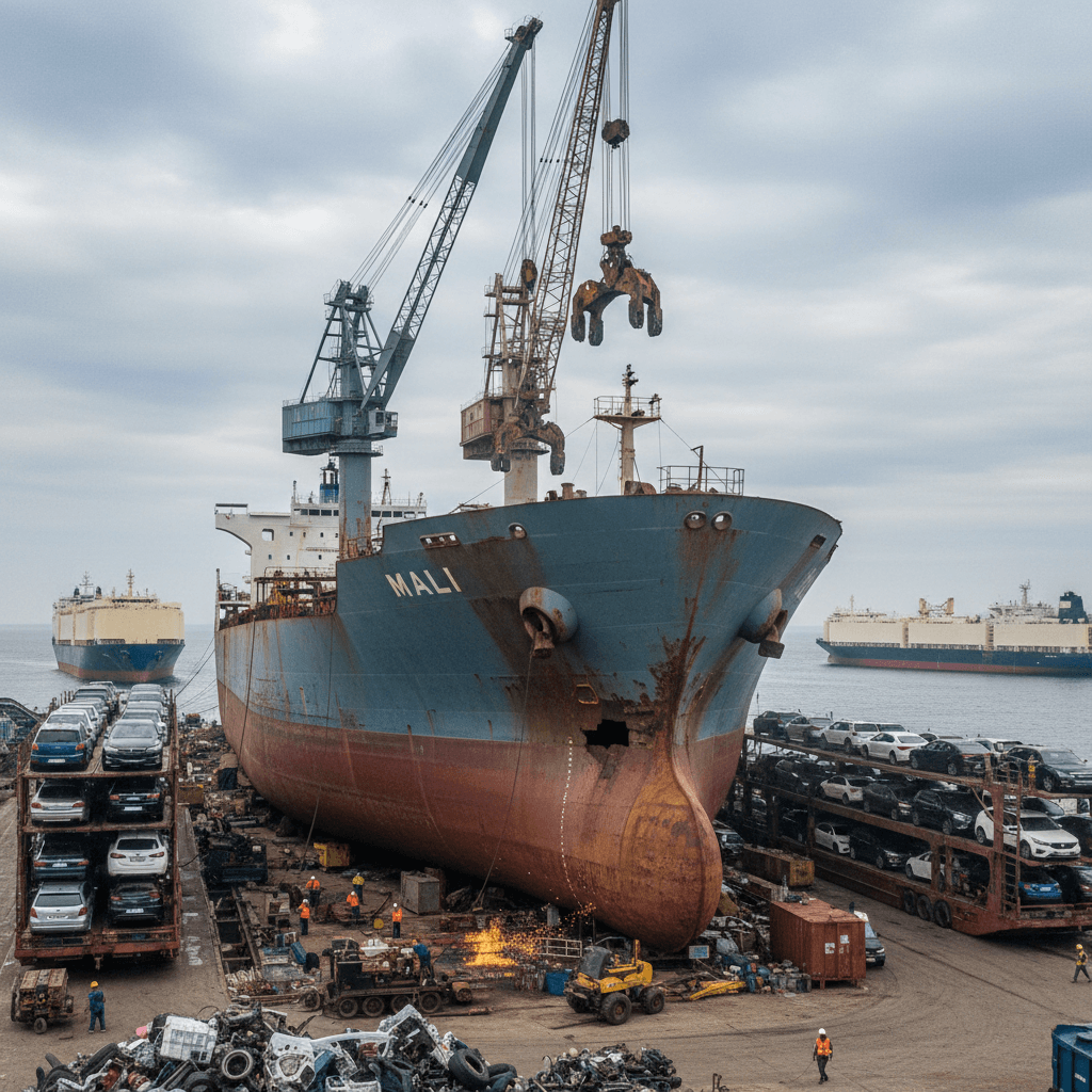 Infamous Shadow Tanker Mali Sold for Scrap Following Violent Collision History