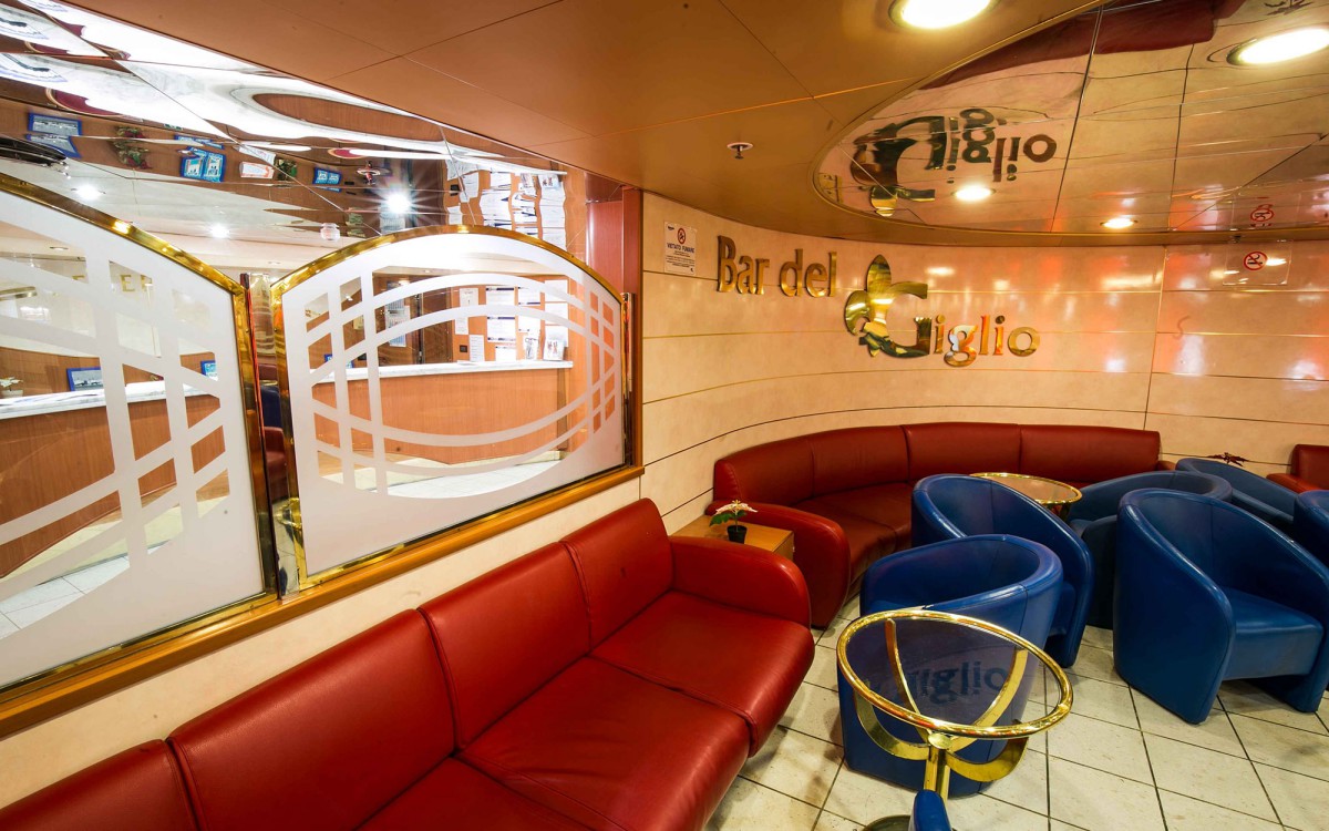 Relax lounge area aboard the AF Marina Cyprus-to-Greece ferry